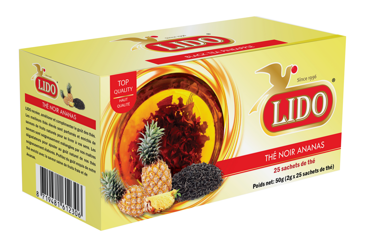 LIDO Pineapple Tea (25pcs)